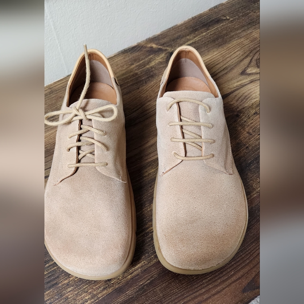 Kelso Dawson Suede Shoes Tan size 10.5 Earth Shoes